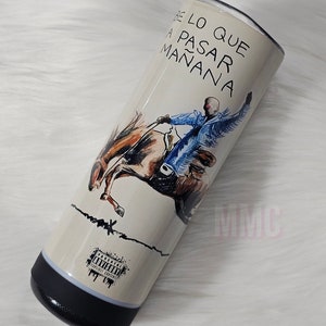 Latino music artist, Benito, LED a Bluetooth speaker 20oz. tumbler, hot and cold tumbler