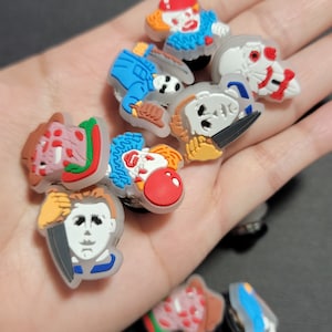 Halloween horror LED shoe charms, shoe accessories