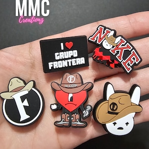 Music artist, Bad Bunny, accessories, shoe charms, shoe decor, gift, cowboy, vaquero