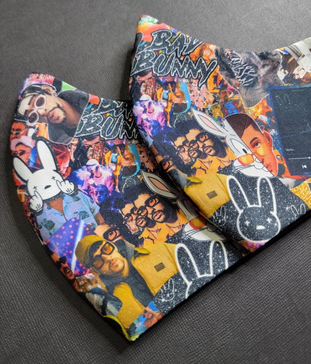 Bad Bunny Mask Etsy