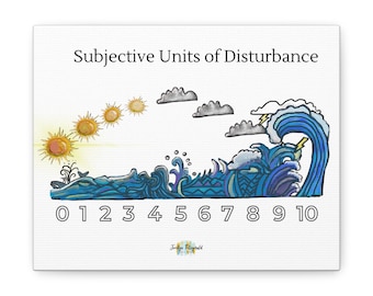 SUDs Subjective Units of Disturbance Canvas Gallery Wraps