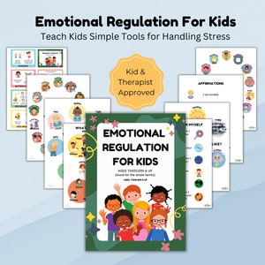 Emotion Regulation Posters For Kids Using Body Movements Managing Big Emotions Elementary Teachers Parents Counselors Somatic Therapy