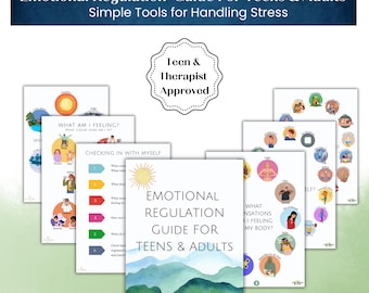Emotional Regulation Guide teens adults emotion regulation stress relief for adolescents for parents teachers counseling