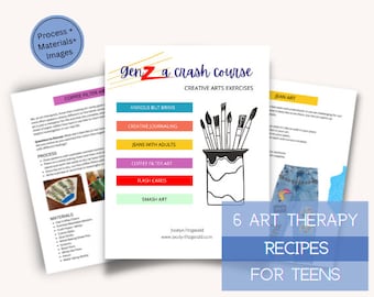Creative Art Exercises to Use With Teens, Gen Z tools for improving Mental Health