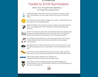 Creative Toolkit to Stop Rumination