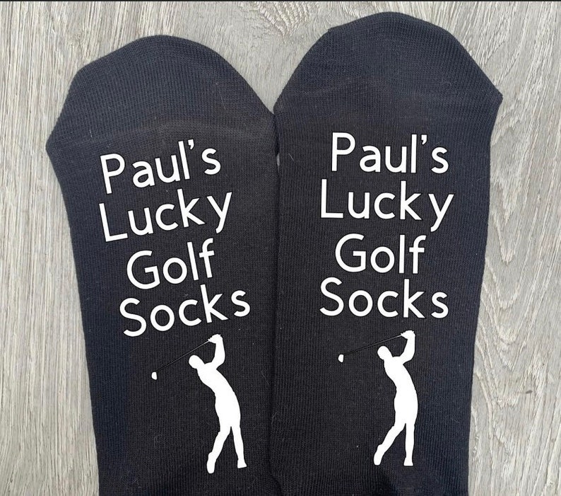 Mens Personalised Novelty Golf Socks Etsy UK