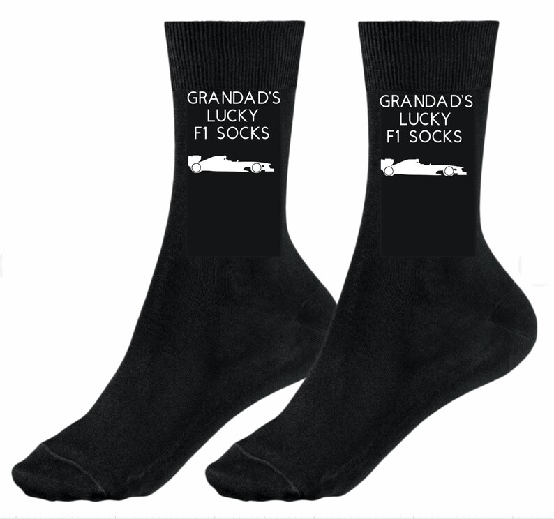 Personalised F1 Socks. any Name Luck F1 Socks Racing Car/ Etsy UK