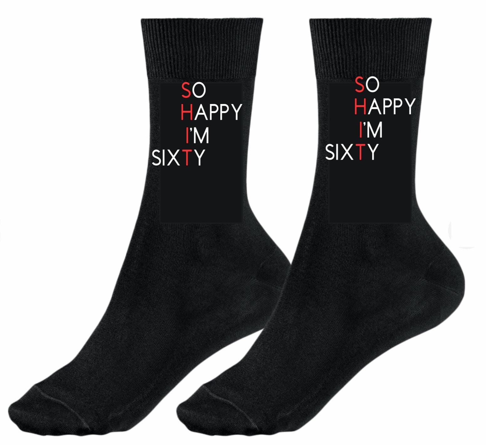 Young At Heart 90 Speed Sign Black Cotton Rich Novelty Birthday Socks Celebrate in style with these unique socks. 