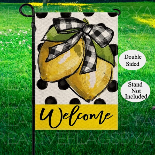 Summer Garden Flag Etsy