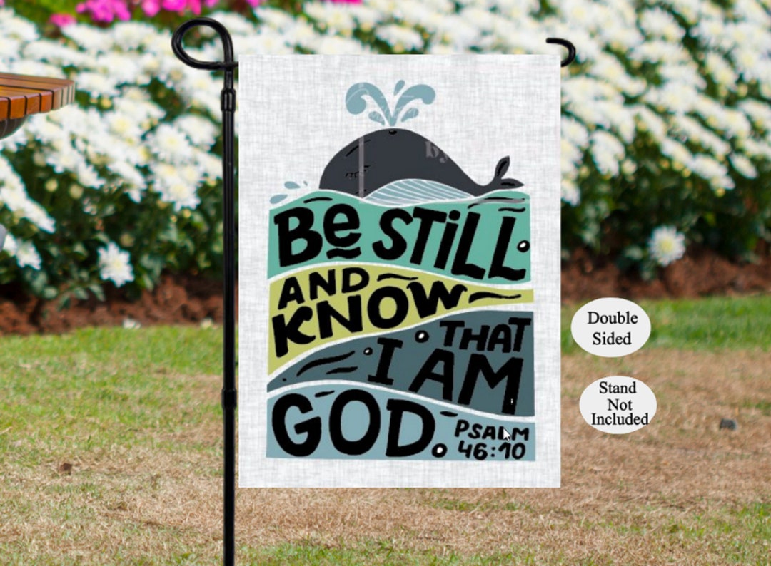 Christian Garden Flag, Bible Verse Flags, Spring Garden Flag, Vinyl