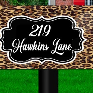 Mailbox Cover, Spring Floral Mailbox Cover, Animal Print Mailbox Cover,  Mailbox Address Cover, Vinyl Mailbox Wrap, Magnetic Mailbox Cover