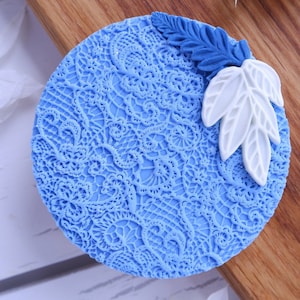 Pattern embosser fondant stamp, acrylic embosser for cookies, cupcakes, and decorating debosser