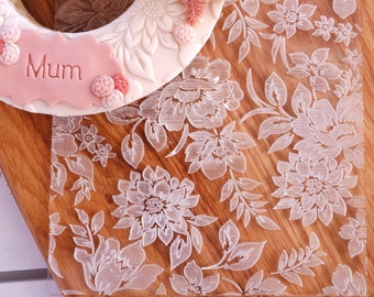 Patroon embosser fondantstempel, acryl embosser voor koekjes, cupcakes en decoratie-debosser