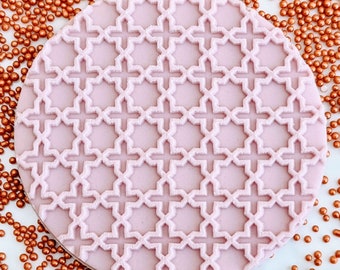 Ramadan pattern embosser acrylic fondant stamp, debosser for cookies, cupcakes, and cake decorating