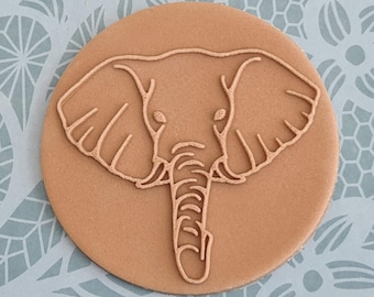 Sello para fondant con relieve Safari, estampador acrílico para galletas, cupcakes y decoración de pasteles