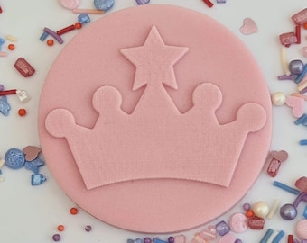 Princess acrylic debosser fondant stamp, for cookies, cupcakes and cake decorating