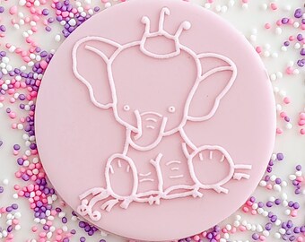 Baby embosser Acryl, Fondant Stempel, Prägestempel für Kekse, Cupcakes, und Kuchendekoration Prägestempel