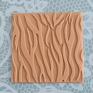 Zebra Muster Prägestempel, Acryl Prägestempel für Kekse, Cupcakes und Tortendekoration