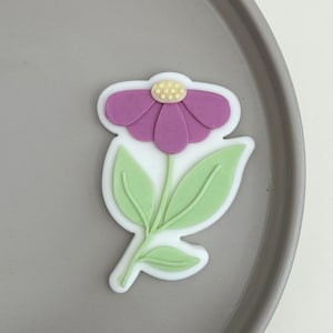 Daisy Fondant Cookie Stamp & Cutter Set: PLA 3D Printed Embosser