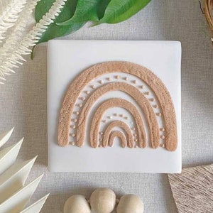 Boho Prägestempel, Fondant Stempel, Acryl Prägestempel für Kekse, Cupcakes