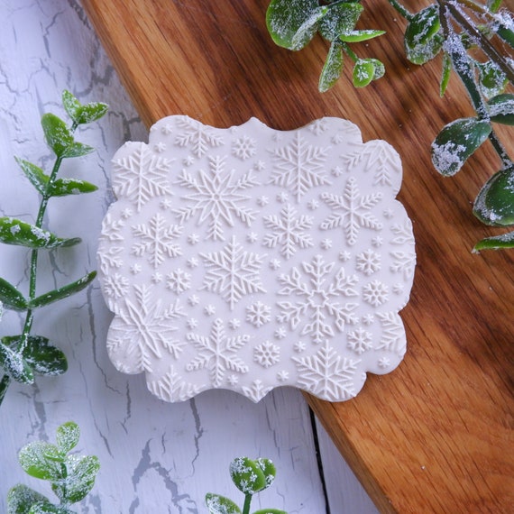 Christmas Embosser Fondant Stamp Acrylic Embosser for Etsy UK