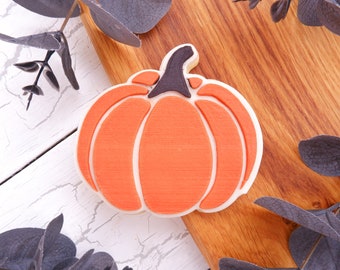 Pumpkin embosser fondant stamp and cutter, acrylic Debosser for cookies, cupcakes