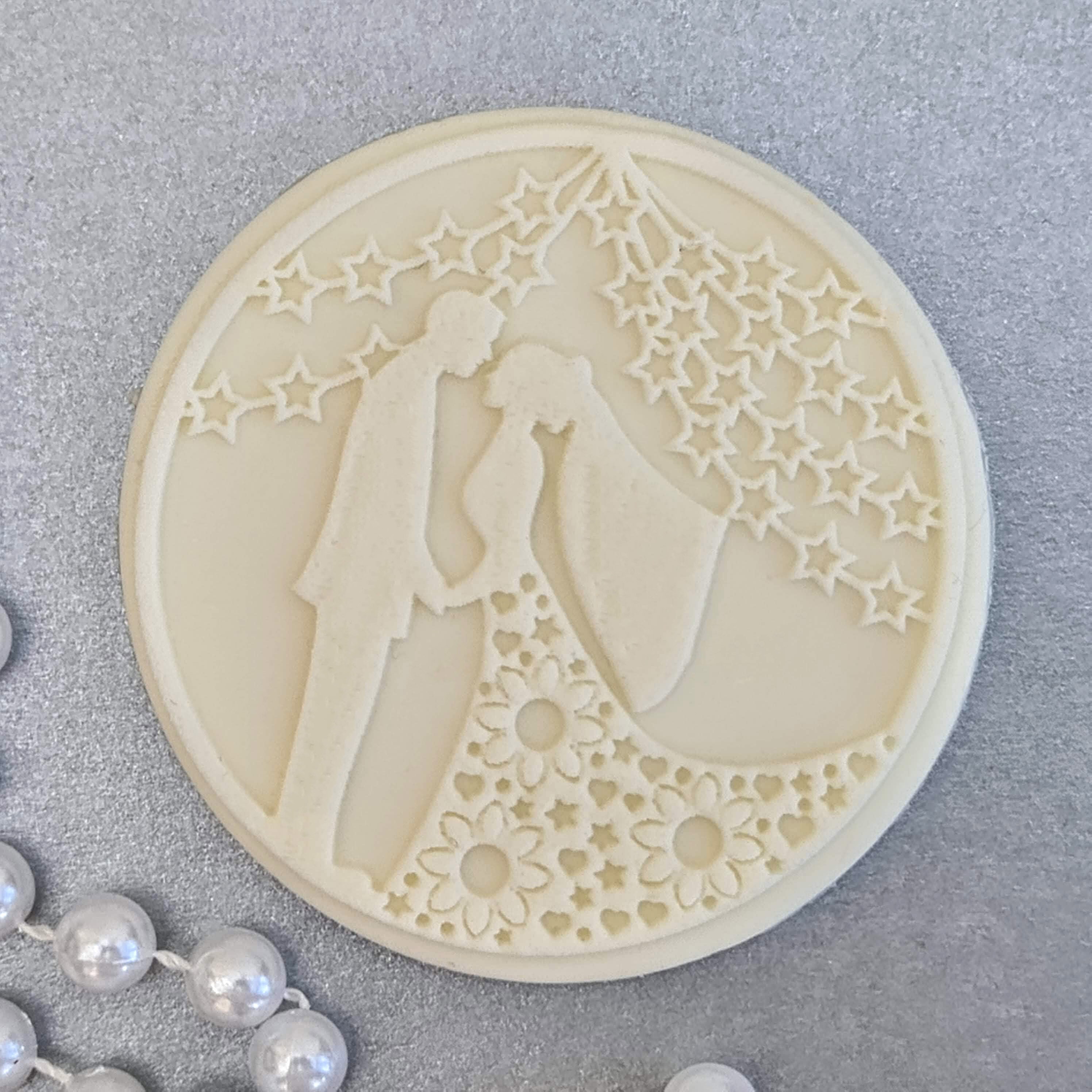 Wedding embosser fondant stamp acrylic embosser for cookies Etsy