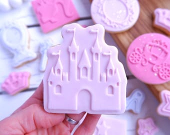 Princess acrylic debosser fondant stamp, for cookies, cupcakes and cake decorating