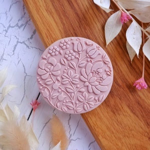 Florale Muster embosser Fondant Stempel, Acryl Präge für Kekse, Cupcakes, und Dekorationsstempel