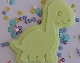 Baby Dino Fondant Stamp and Cutter Set: Acrylic Cookie Embosser