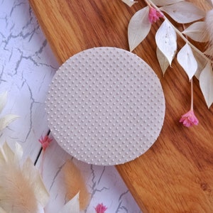 Polka Dot Seamless Pattern Fondant Cookie Stamp: Acrylic Embosser for Cookies and Cupcakes