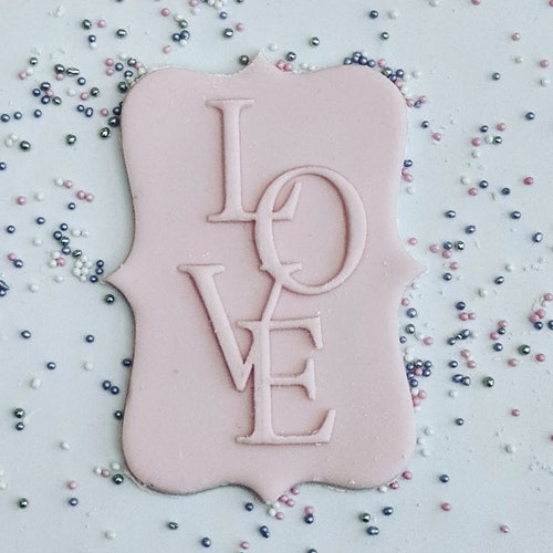 Wedding Embosser Fondant Stamp Acrylic Embosser for Cookies Etsy