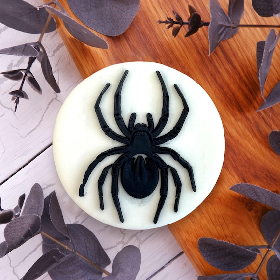 Timbro per fondente a forma di ragno, timbro acrilico per biscotti