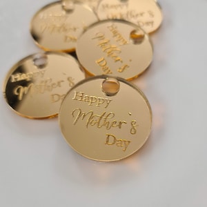 Mirrored Personalized Tags Pack of 6
