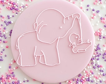 Baby embosser Acryl, Fondant Stempel, Prägestempel für Kekse, Cupcakes, und Kuchendekoration Prägestempel