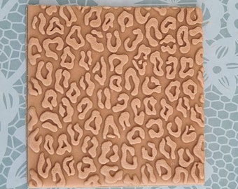 Timbro per fondente con motivo leopardato, timbro per fondente acrilico per biscotti, cupcake e decorazione di torte.
