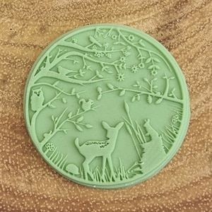 Woodland Prägestempel, Fondant Stempel, Acryl Prägestempel für Kekse, Cupcakes und Kuchendekoration