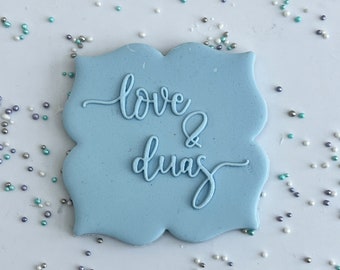 Ramadan embosser acrylic fondant stamp, debosser for cookies, cupcakes, and cake decorating