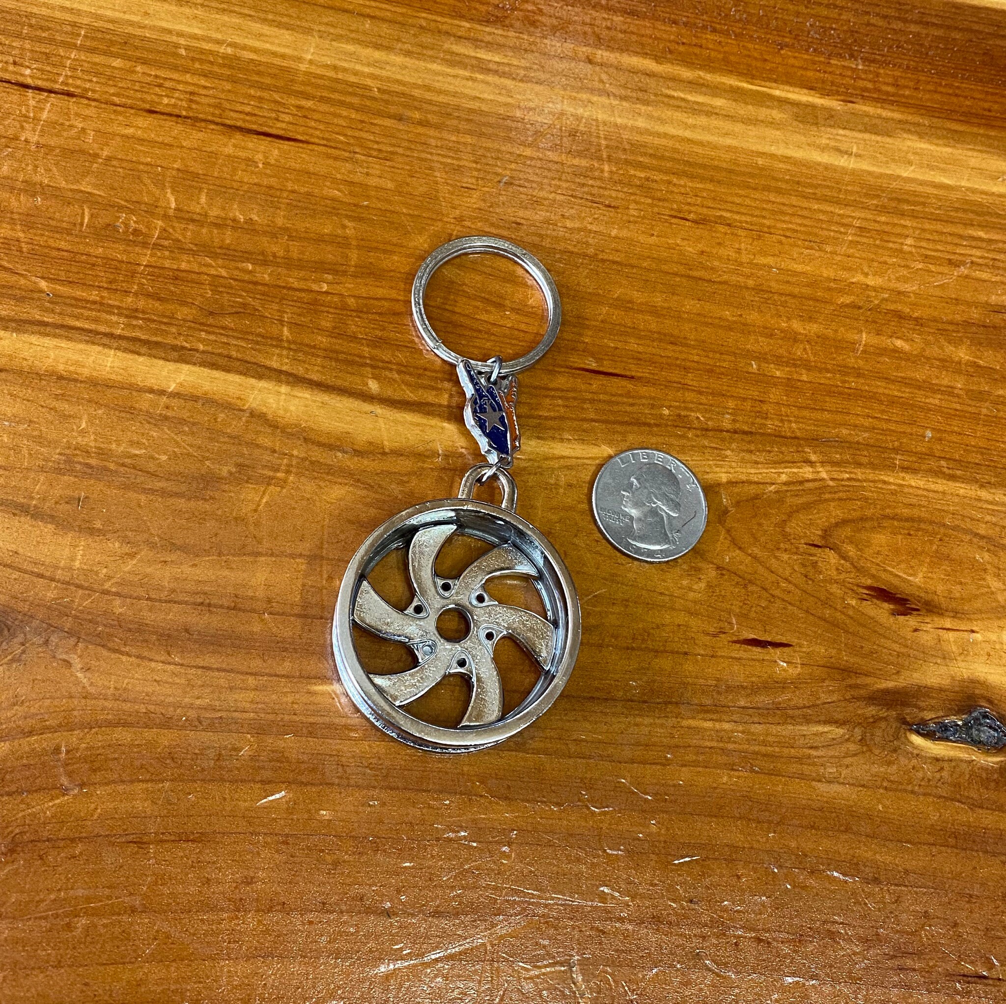 Camaro Inspired Metal Keychain 