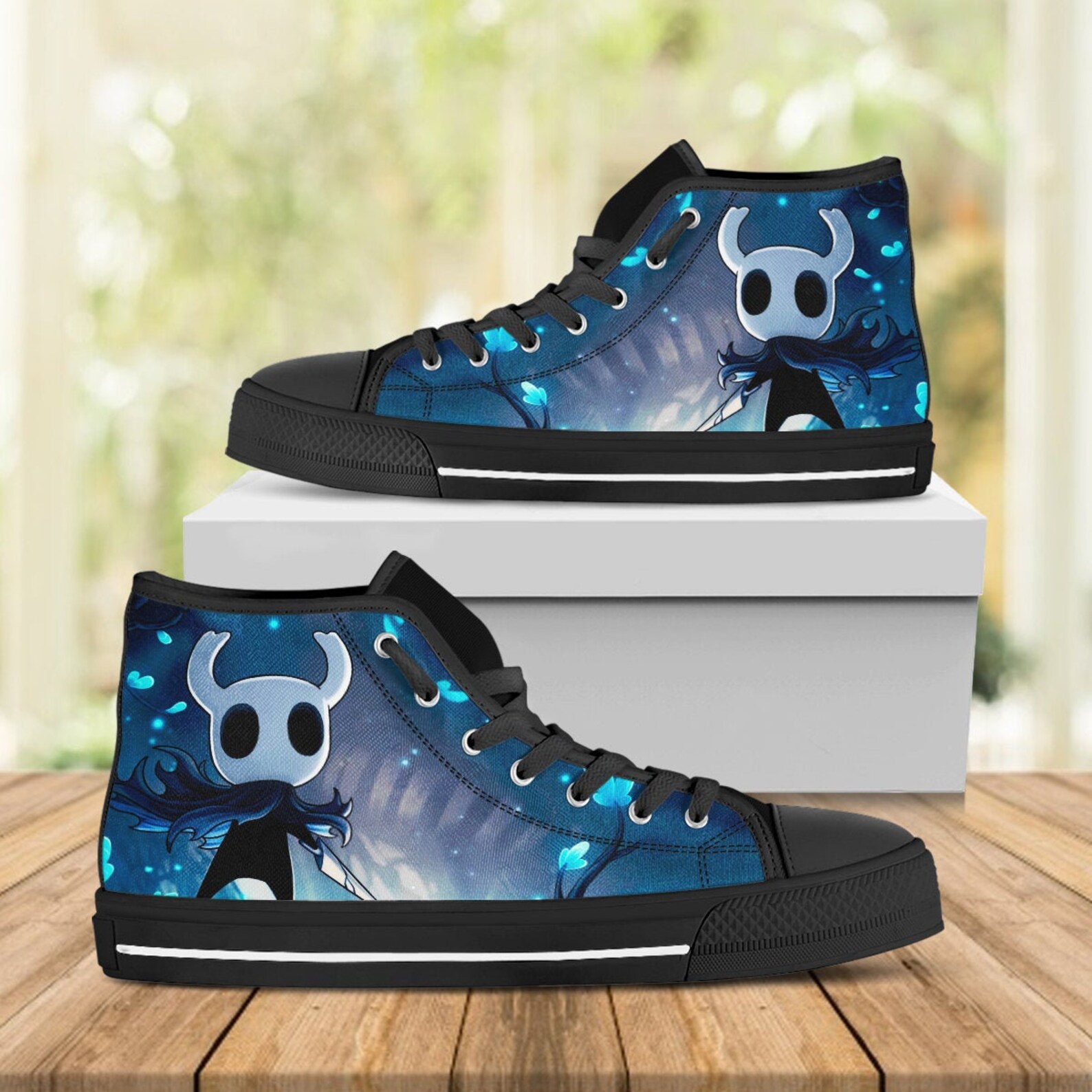 Hollow Knight Hi Tops Hollow Knight Game Custom Shoes The