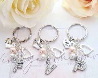 Portachiavi personalizzato per damigelle d'onore: regalo di ringraziamento per le nozze - Italia