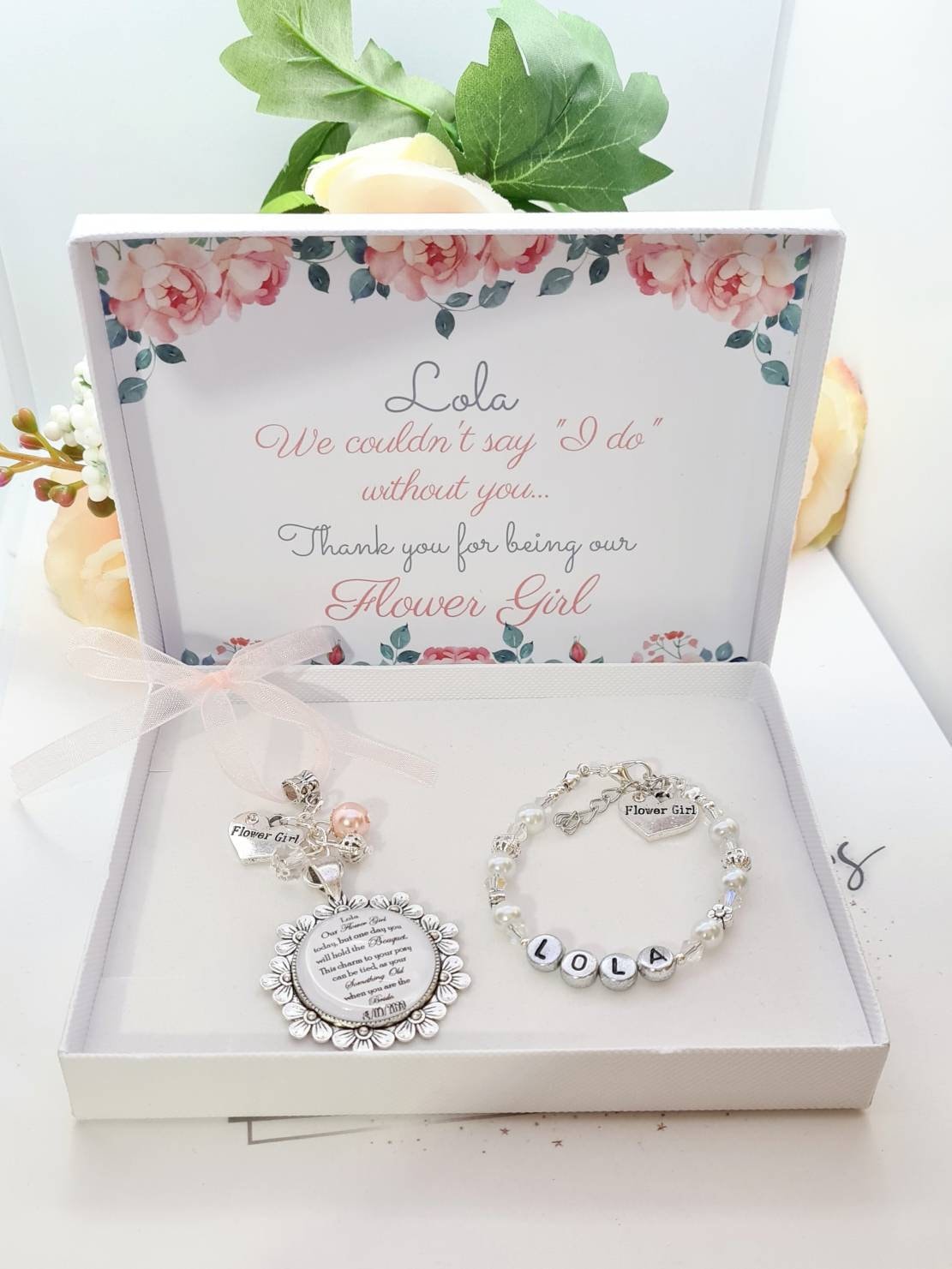 Childrens bridesmaid bracelets clearance