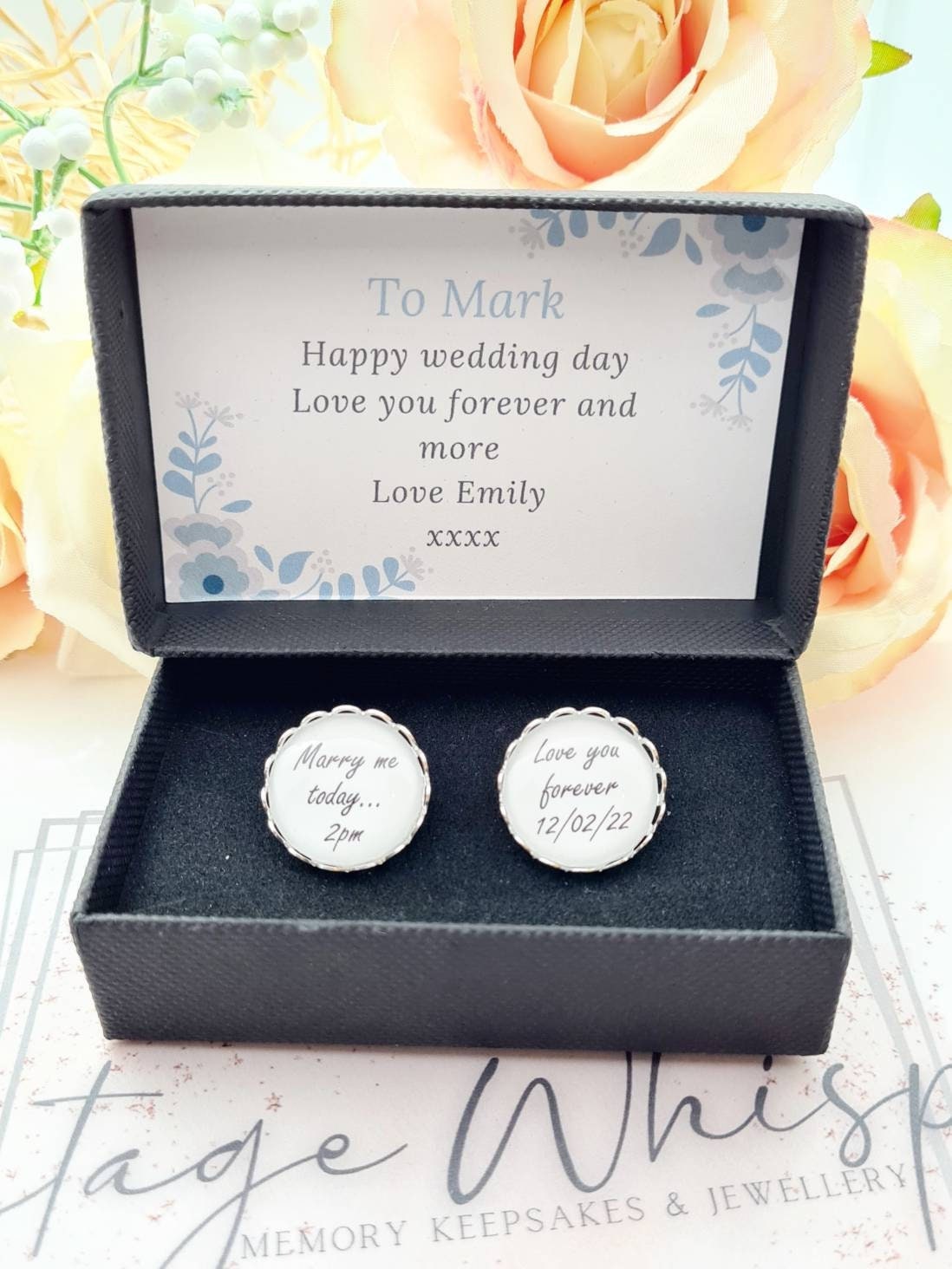 Buy RCUFF Fleur-de-lys Fleur De Lis Cufflinks And Studs Set Tuxedo In A Present - Foto 8