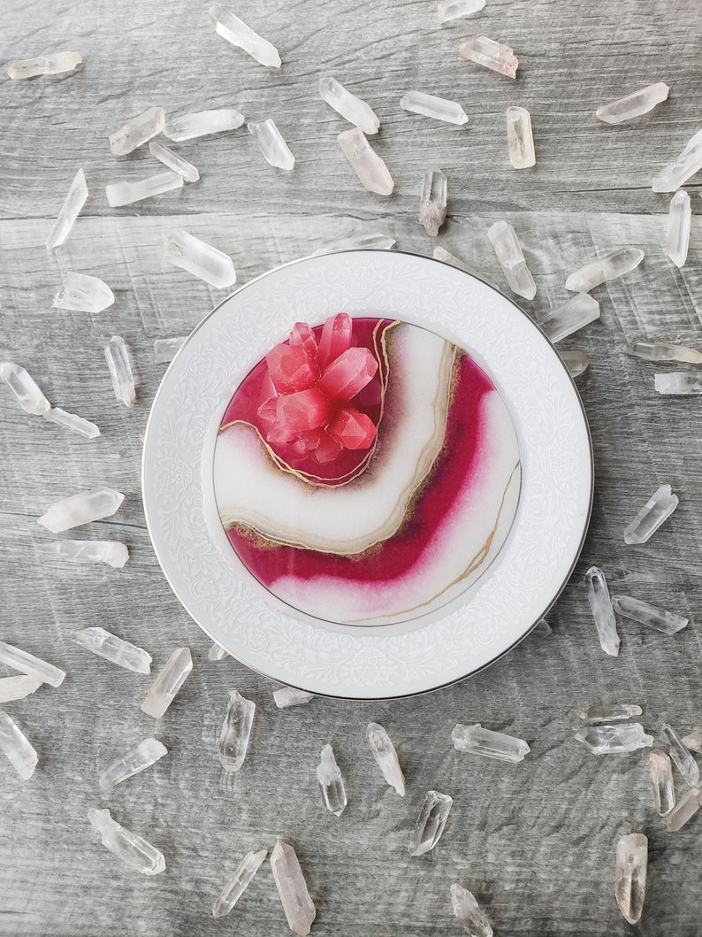 Hot Pink Trinket Dish