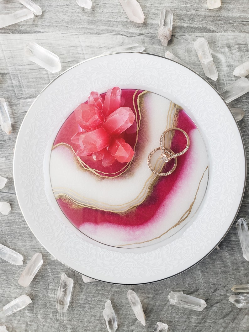 Hot Pink Trinket Dish