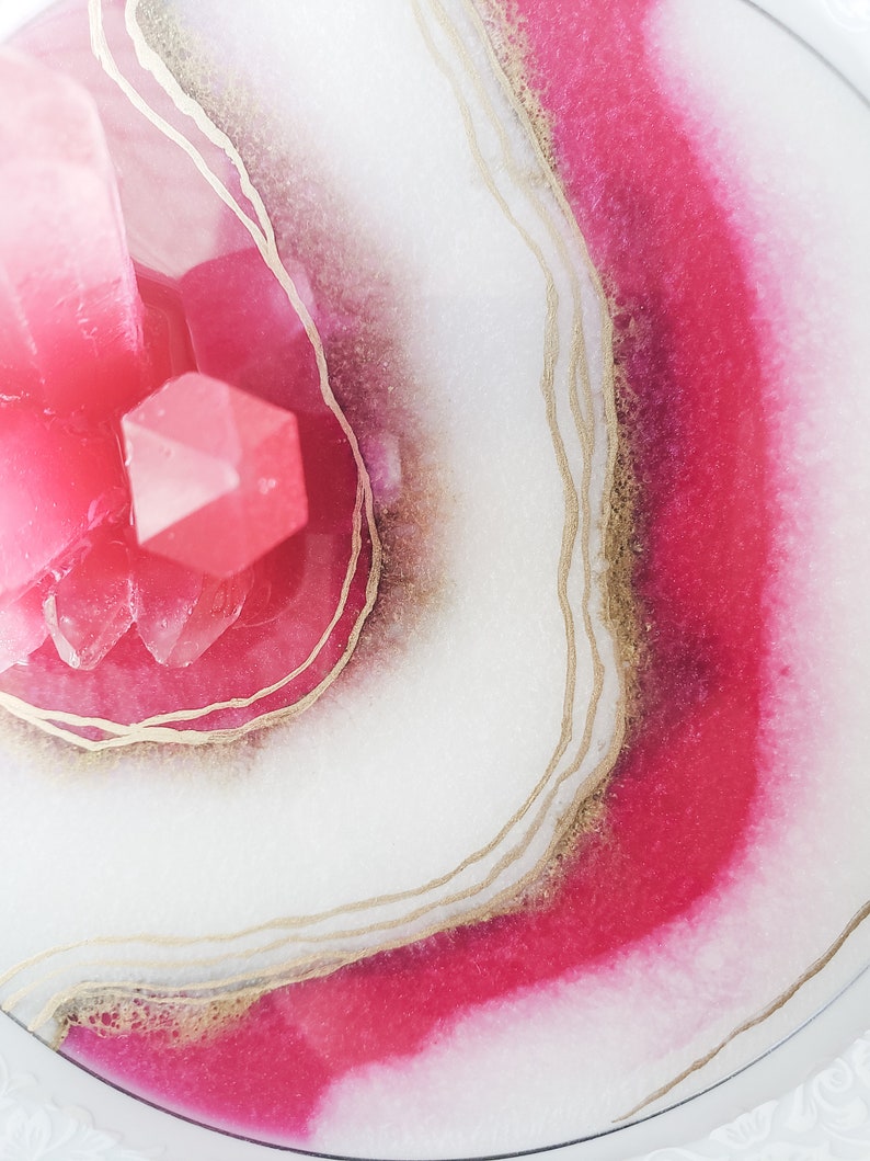 Hot Pink Trinket Dish