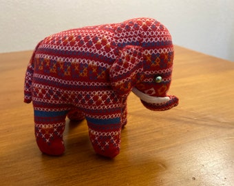 Fabric elephant from Laos