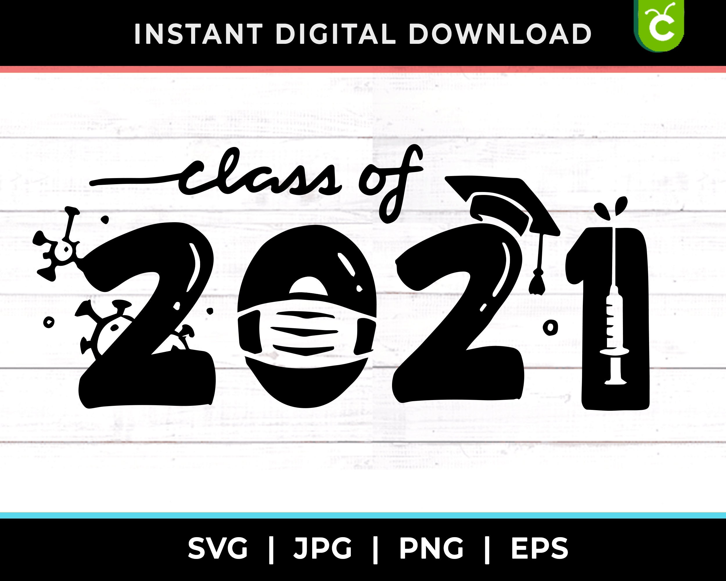Class of 2021 SVG, Grad 2021, Graduate SVG, Graduation 2021, Senior 2…