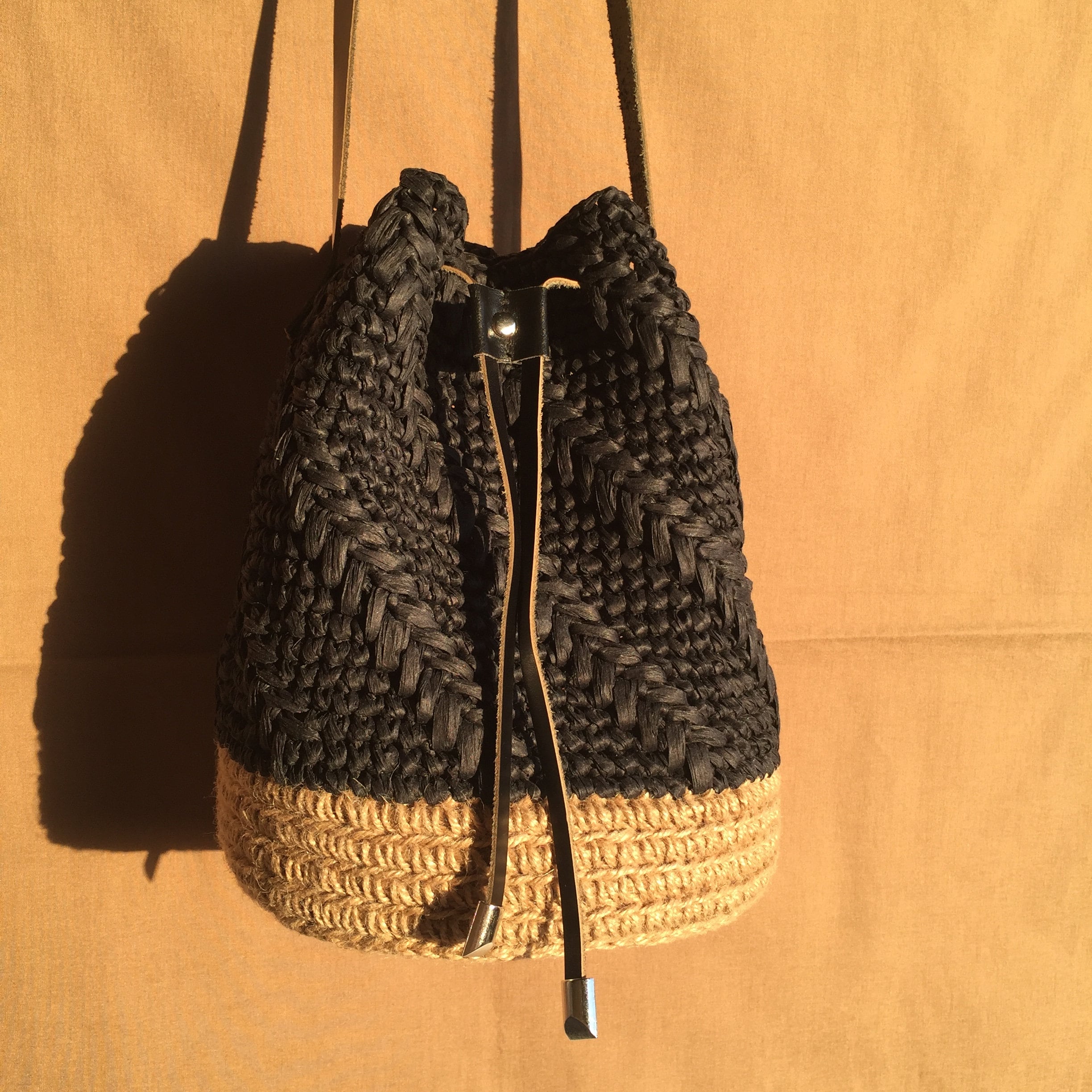 Louis Vuitton Petit Bucket Straw 2 Way Shoulder Bag Knit Raffia Caramel  M59962 2