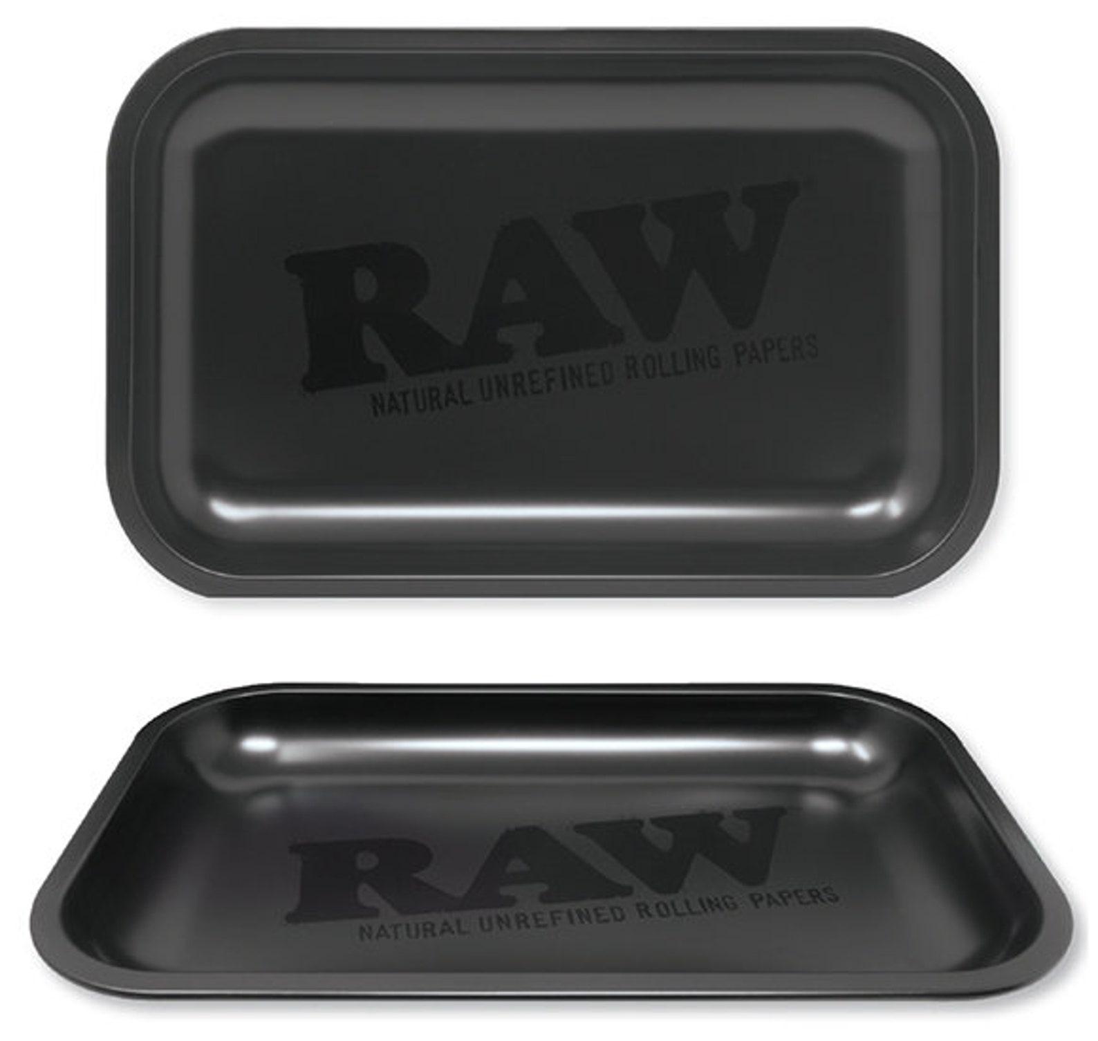 Raw Black Matte Rolling Tray Metal Small L 10.8 X W 6.8 X H Etsy
